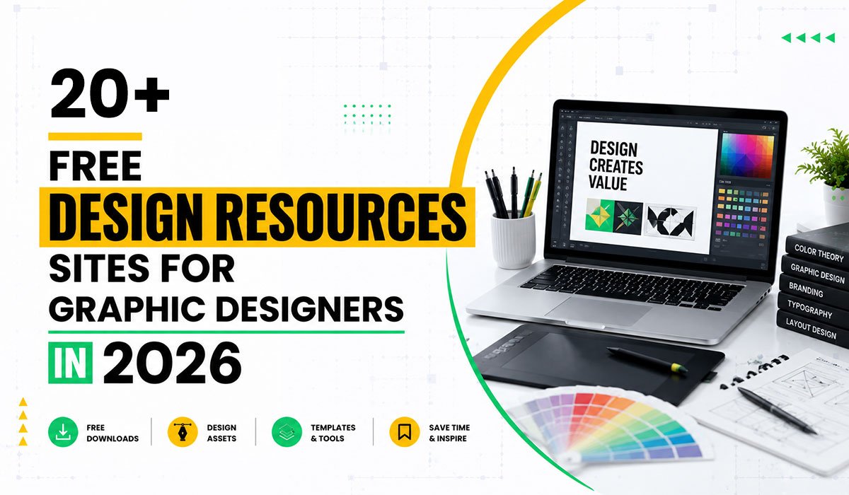 20+ Free Design Resources Sites for Graphic Designers in 2026